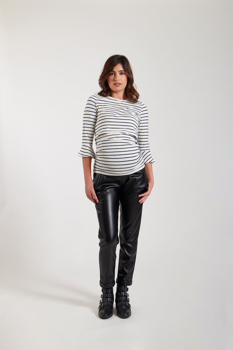 AURELIE LEATHER PANTS | Leather Pants | Heartstrings Maternity